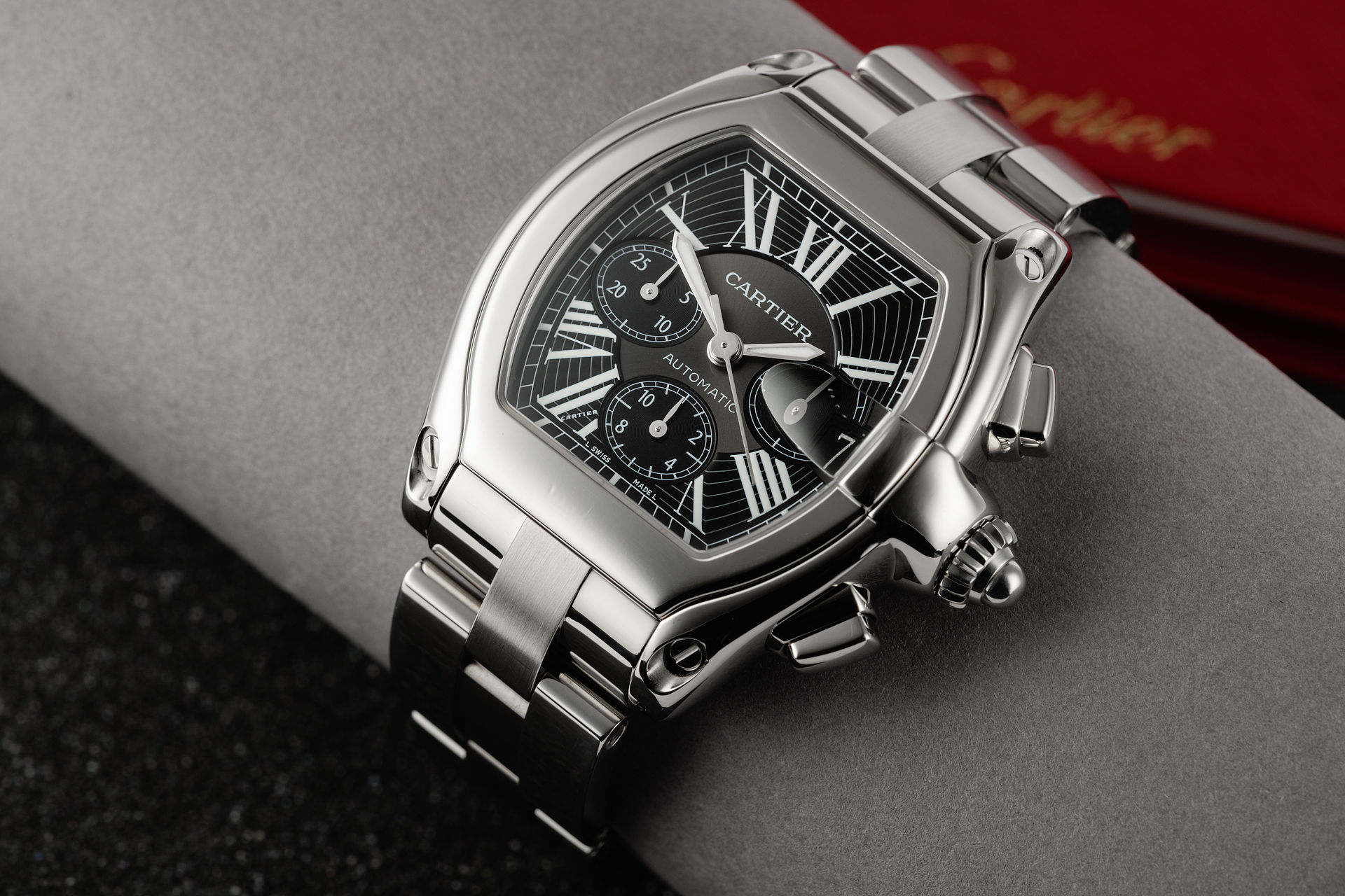 replica cartier roadster chronograph watch